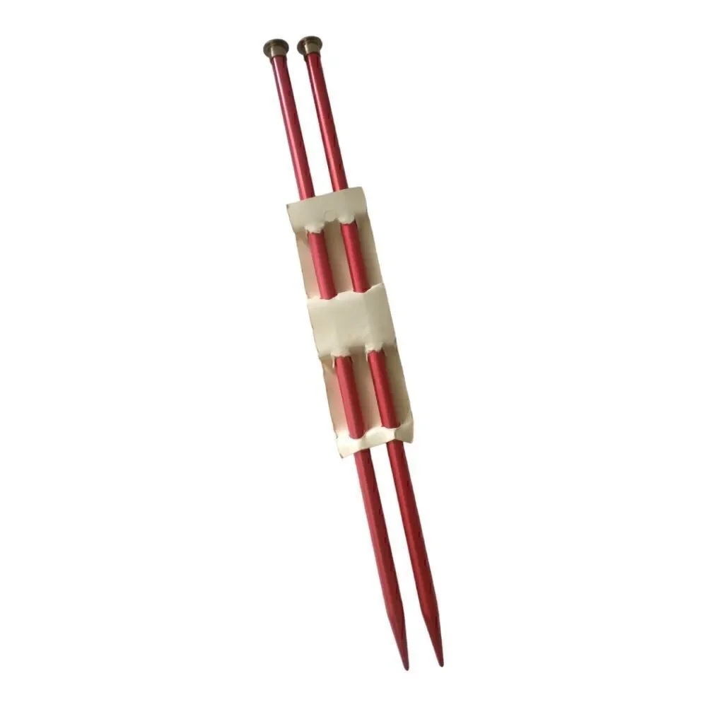 Boye‎ Aluminum Knitting Needles Size 13 Perfection Single Point 14 Inch Vintage.